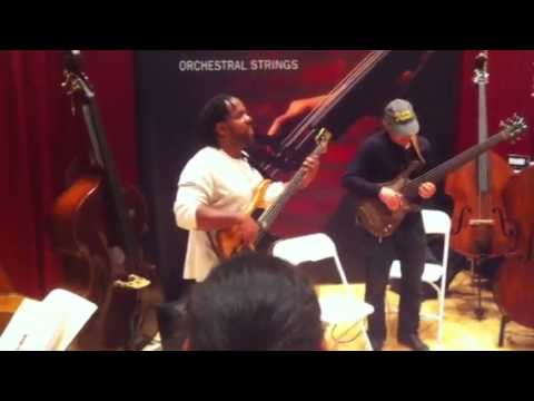Victor Wooten, Steve Bailey and D'Addario strings