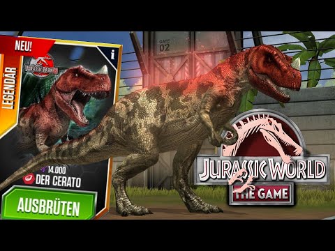Jurassic World: The Game #440 THE 🥩CERATO from JP3 Lvl. 40!! Why is he SO GOOD?!😯 [Ger/HD] | Marcel