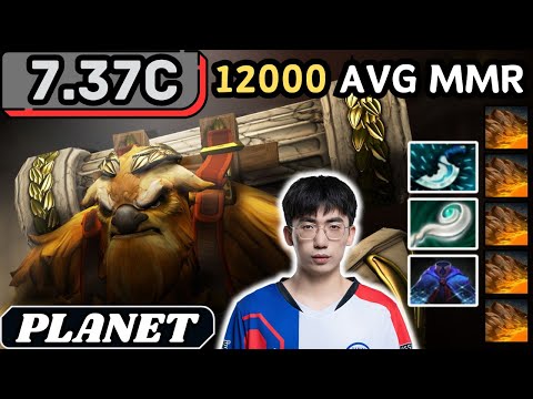 7.37c - Planet EARTHSHAKER Soft Support Gameplay - Dota 2 Full Match Gameplay