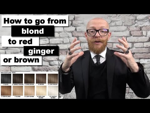 How to Go from Blonde to Red, Ginger, or Brown! Hairdresser Tips & Tricks!