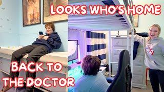 BACK TO THE DOCTOR | BRYLEIGH COMES HOME | Family 5 Vlogs