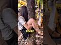 Wanita Ini Nempel Di Pohon ️ ‍ ️ Shorts Shortvideos