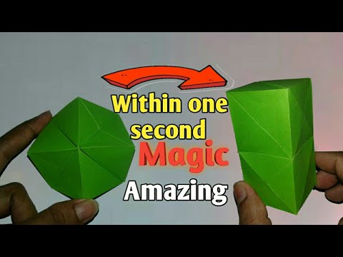 easy origami magic transforming flexahedron/DIY Crafts SNR