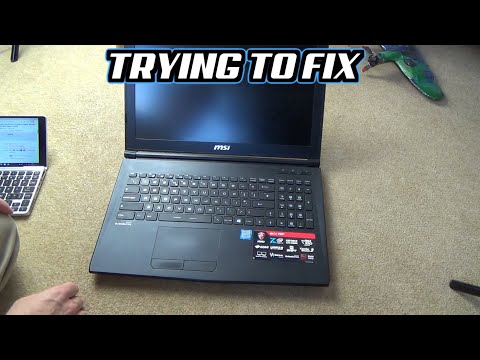 Trying to FIX : Faulty MSI GAMING LAPTOP from eBay