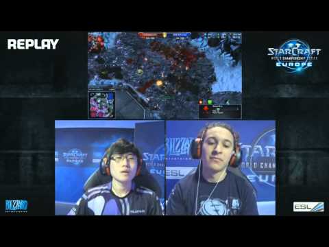 [WCS EU] Super Friendly Fire Widow Mine Hits (Players Reaction)