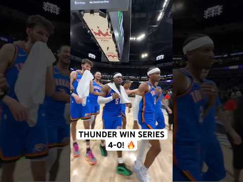 Thunder advance to Round 2 for the first time since 2015-16! #Shorts