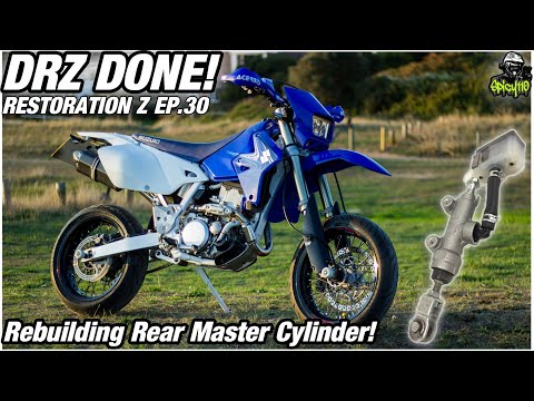 The DRZ Supermoto Build is DONE -- Rear Master Cylinder Rebuild!