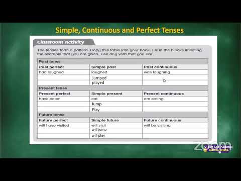 Grade 10 English FAL 12 May 2020 Tenses