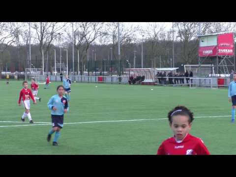 22-03-2017: FC Utrecht JO10-1 - Alphense Boys JO11-1 (3e helft, score 0-0, tussenstand 4-2)
