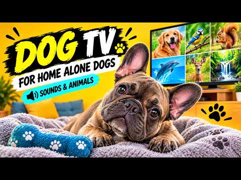 🐕 Dog TV for Home Alone Dogs | Sounds &amp; Animals