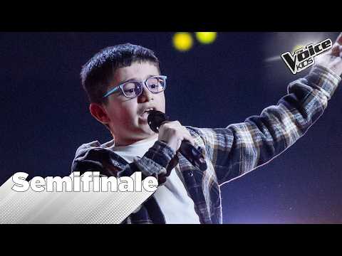 Francesco canta “Vieni nel mio cuore” di Ultimo | The Voice Kids Italy Semifinale