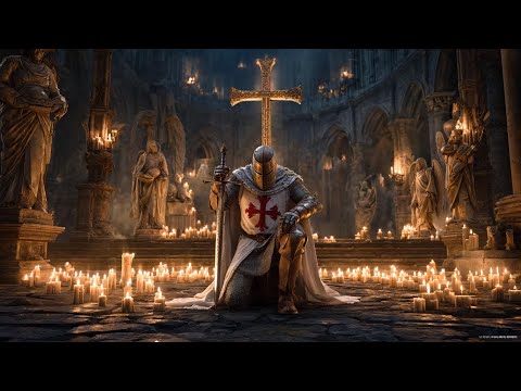 Gregorian Chant for Holy Courage ⛨ A Knights Templar Hymn of Strength | Ad‑Free (432Hz)