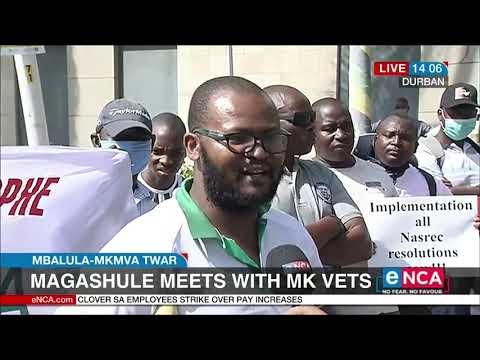 Magashule meets with MK Vets