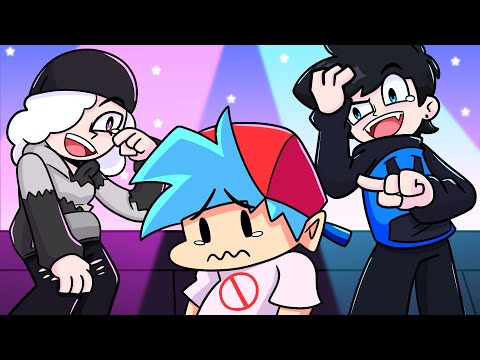 BOYFRIEND vs. STARLIGHT MAYHEM?! Friday Night Funkin' Logic | Cartoon Animation