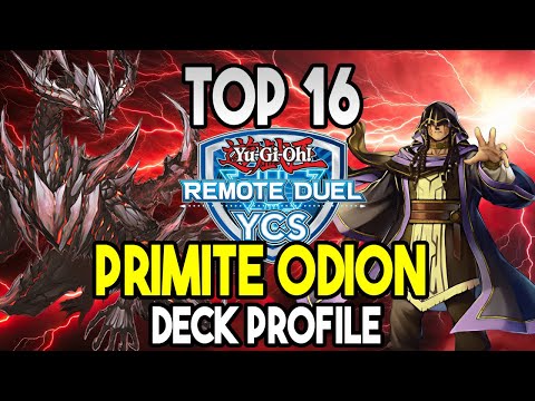 Yu-Gi-Oh! Remote YCS  Top 16: Primite Odion Deck Profile [Jeremy Thibeau] NB 15th Place!