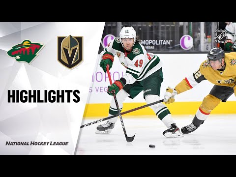 Wild @ Golden Knights 4/3/21 | NHL Highlights