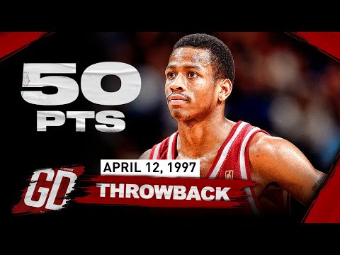 When ROOKIE Allen Iverson PUT 50 Points Against The Cavaliers 🔥