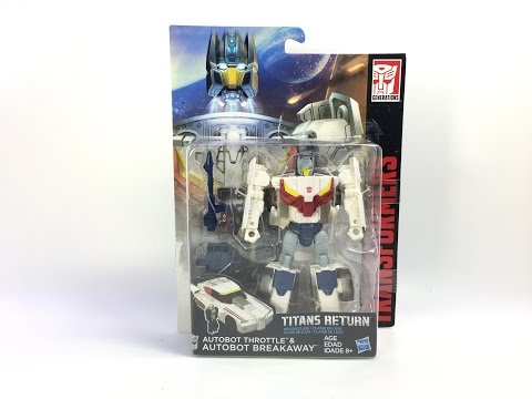 Transformers: Titans Return - Deluxe BREAKAWAY w/ Throttle
