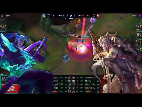 Elyoya and Reeker Diana Yasuo Combo - MAD vs VIT