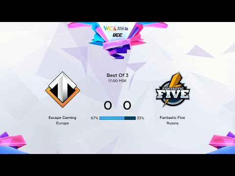 Escape Gaming vs Fantastic Five Game 2 BO3 || WCA Dota 2 EU MAIN QUALIFIER 2016 БЕЗ КОММЕНТАРИЕВ