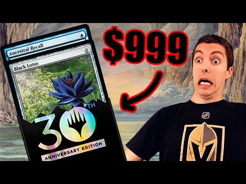 Reprinted Proxy Alpha Black Lotus? Only In Magic 30th Anniversary Edition $1,000 Booster Packs!