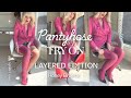 Pantyhose Try On Layers Honey Birdette