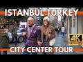ISTANBUL TURKEY CITY CENTER 4K WALKING TOUR AROUND NIŞANTASI OSMANBEY STREET FOODS SHOPS RESTAURANT