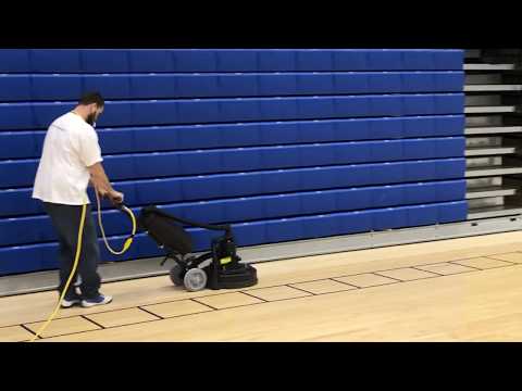 HAWK Entrprises Video of The 20 Inch Glide 360 Sanding Star WD Professional Floor Machine with Vacuum