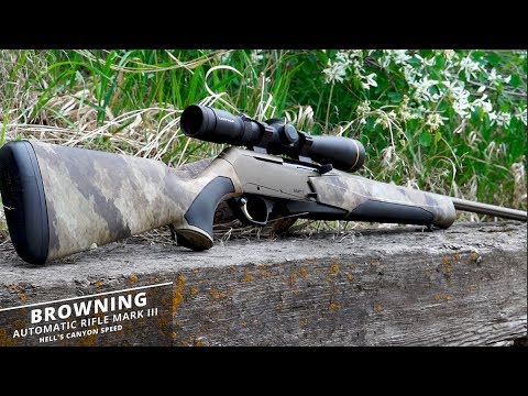 Gear 101 - Browning Automatic Rifle Mark III Hell's Canyon Speed