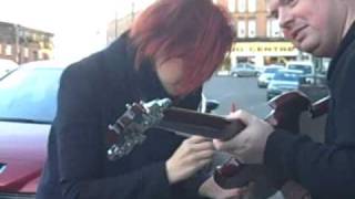 Charlotte Hatherley guitar signing - audio by drunk people!
