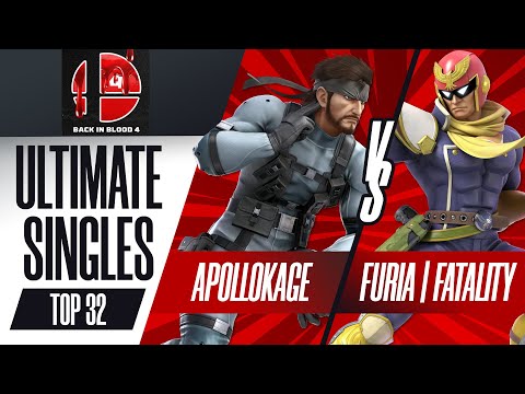 ApolloKage vs. FURIA | Fatality - Ultimate Singles Winners Top 32 - Back in Blood 4