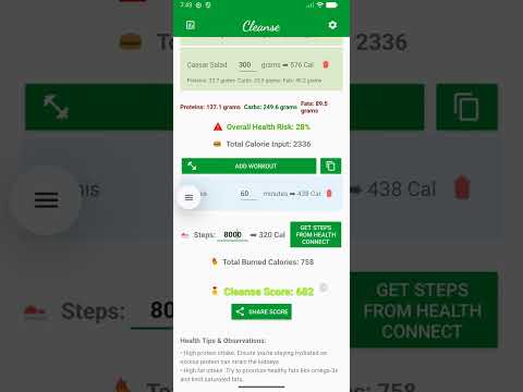 Cleanse: Calorie Tracker video thumbnail