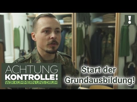 Wo aus Zivilisten SOLDATEN werden! Grundausbildung bei der Bundeswehr! | Achtung Kontrolle