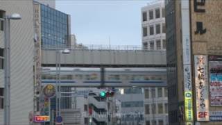 preview picture of video '日本の列車 : 千葉都市モノレール : Chiba station and Chiba Monorail'
