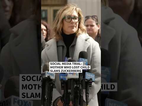 Social media addiction trial: Mother who lost child slams Zuckerberg | AFP