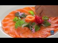 How to make Huon salmon sashimi with Masaaki