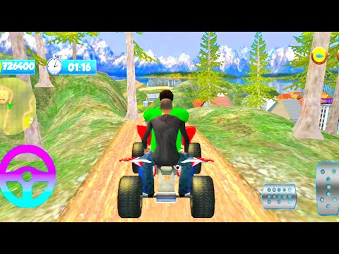 Mountain ATV Taxi Bike Racing Simulator - Level 15 to 19 Game | ATV Bike Games | Games to Play