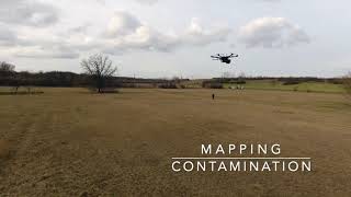 Drone based mapping of contaminants