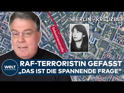 DEUTSCHLAND: 30 Jahre auf Flucht! RAF-Terroristin Daniela Klette in Kreuzberg in Berlin gefasst!