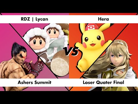 Ashers Summit RDZ | Lycan (Ice Climber, Kazuya) VS Hera (Pikachu, Lucina)