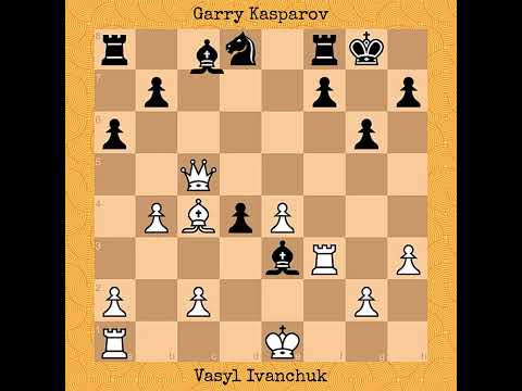 Vasyl Ivanchuk vs Garry Kasparov | 8th Euwe Memorial, 1994 #chess