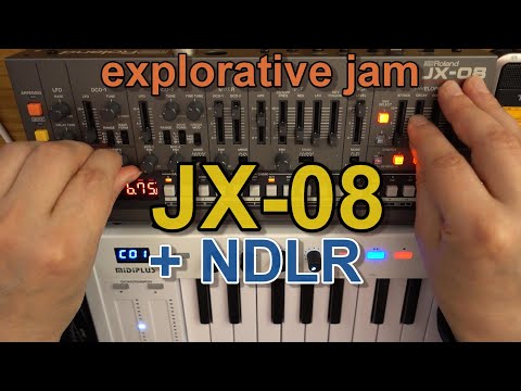 Roland JX-08: lush polyphony - explorative jam