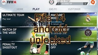 Install Fifa 14 offline android unlocked (offline)