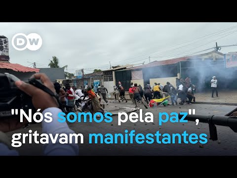 Protestos em Maputo: Polícia dispara contra pessoas ajoelhadas