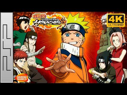 Naruto: Ultimate Ninja Heroes (PSP) Longplay 4K 60FPS - Heroes Mode