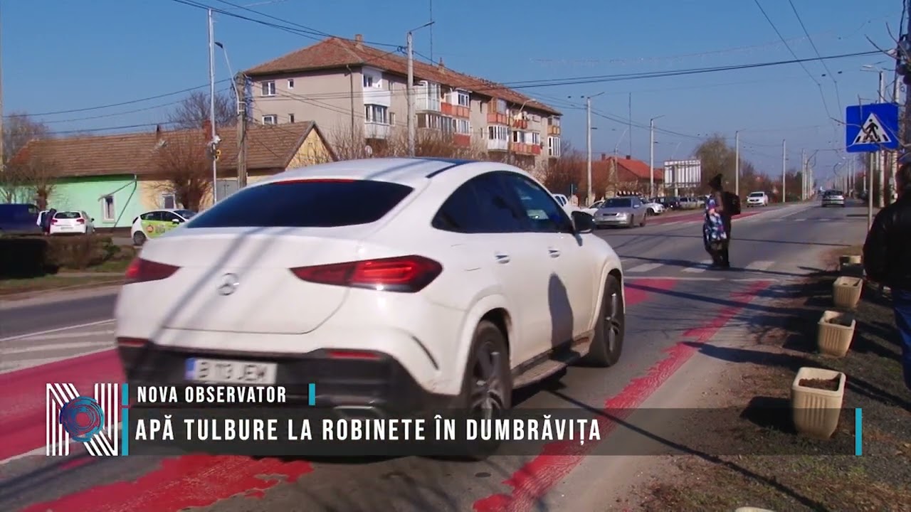 Apă tulbure la robinete în Dumbrăvița