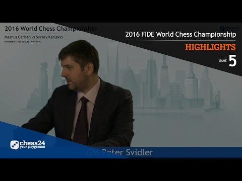 2016 FIDE World Chess Championship - Highlights - Game 5