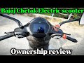 Bajaj Chetak 3501 Electric Scooter Ownership Review Battery Range And Performance