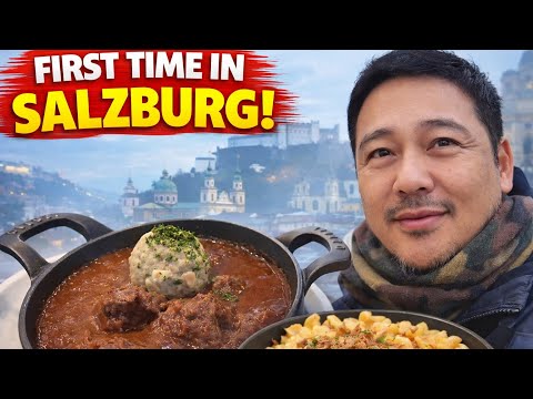 First Day in Salzburg | Train Ride, Local Food & Exploring the Old Town