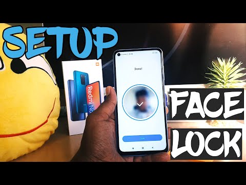 XIAMO Redmi Note 9: How to Setup Face Unlock